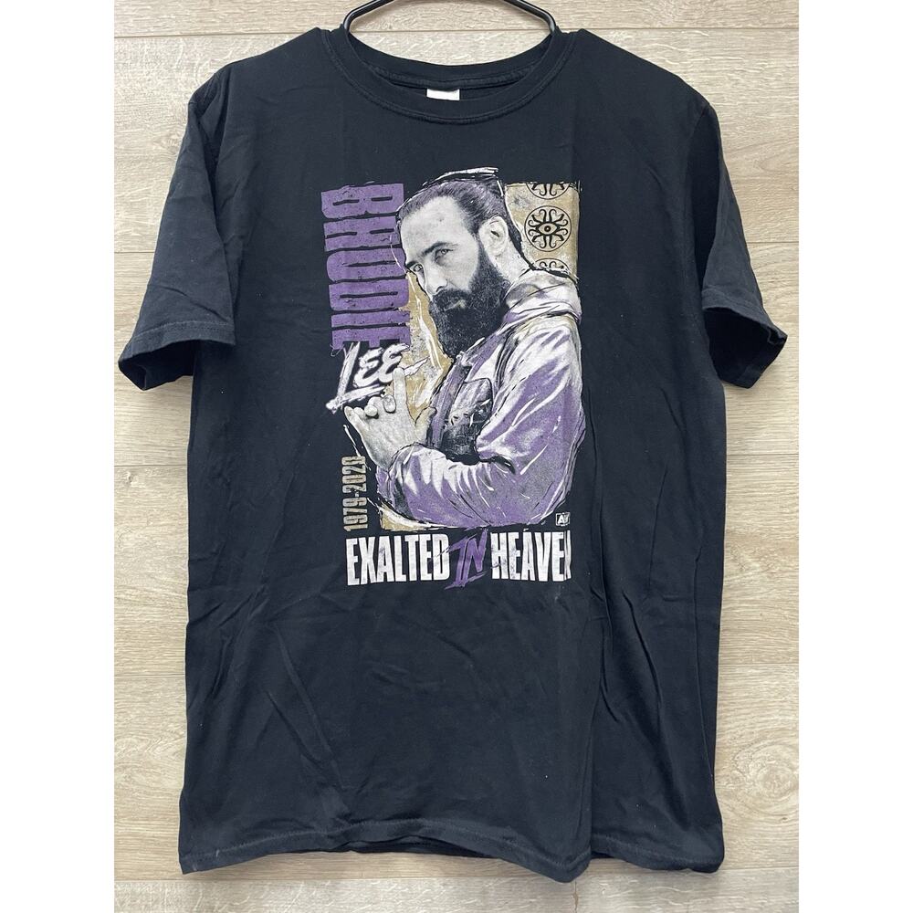 Brodie Lee AEW Wrestling Tribute 1979-2020 Exalted In Heaven Men’s Size Large